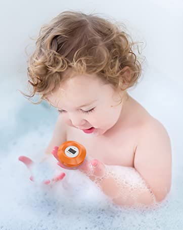 Orange bath thermometer