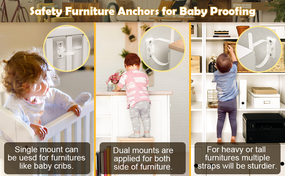 safety furniture anchors for baby proofing