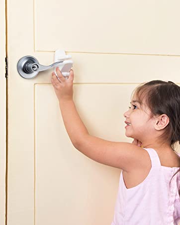 childproof door lever locks