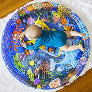 3-6 month old baby tummy time