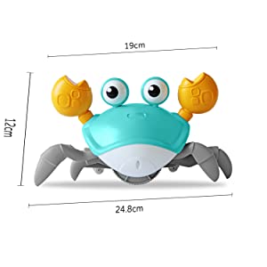 Crawling crab baby toy