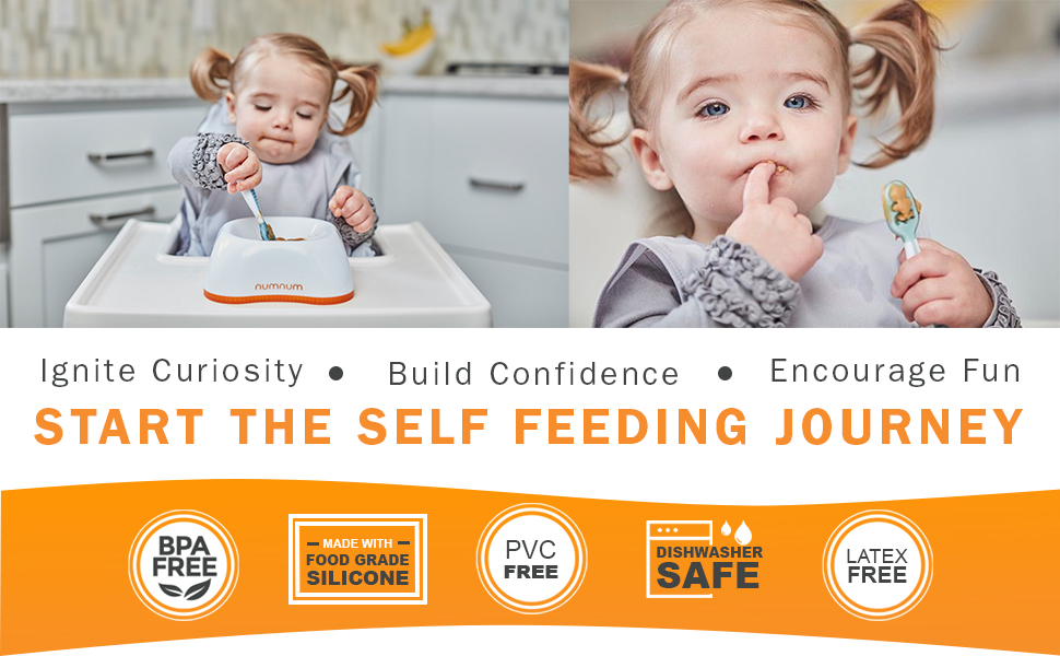 Ignite Curiosity, Build Confidence, Encourage Fun, Start the Self Feeding Journey